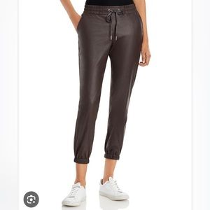 n: PHILANTHROPY FAUX LEATHER JOGGERS